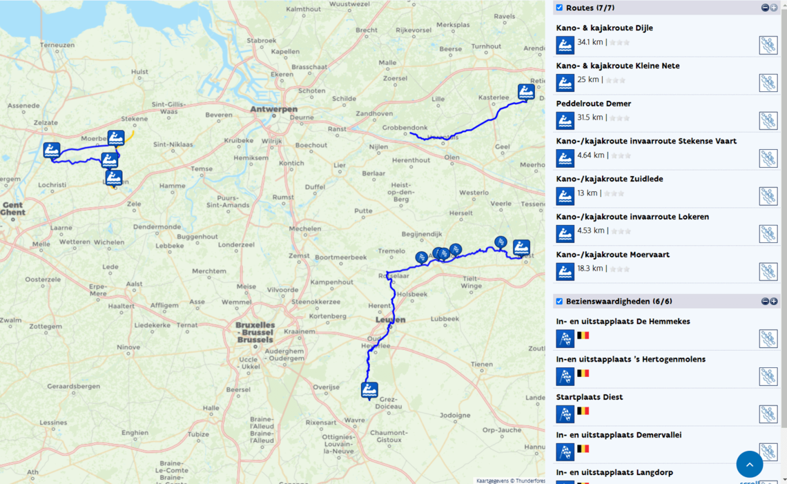 Peddelsport Vlaanderen - Routes ontdekken -  - Disciplines