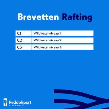 Peddelsport Vlaanderen - Opleidingen - Rafting -  - Handleidingen en brevetten